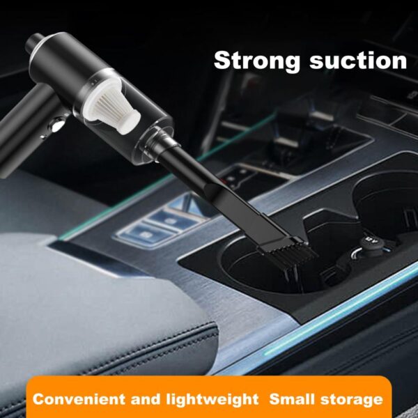 Car Vacuum Cleaner. Multifunctional Portable Wireless Cleaner With LED Light - Image 2