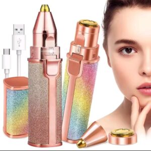 Portable 2-in-1 Lady Shaver Flawless Eyebrow Trimmer