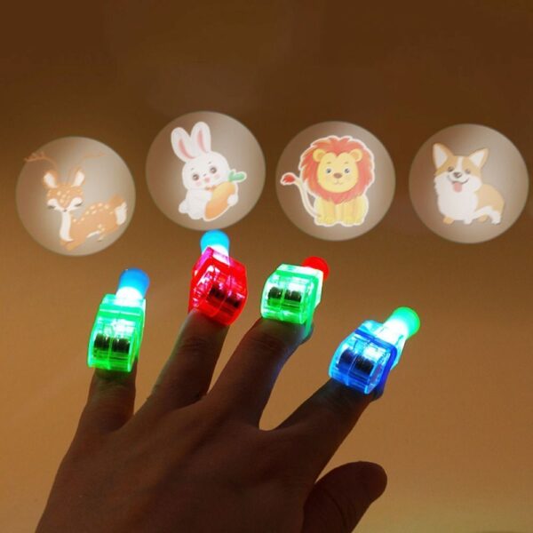 10 Pcs LED Projection Finger Lights