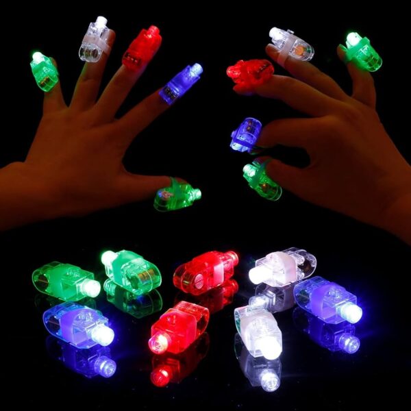 10 Pcs LED Projection Finger Lights - Image 2