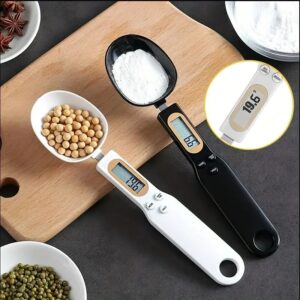 Digital Kitchen Spoon Scale – LCD Electronic Food Measuring Tool 0.1-500g