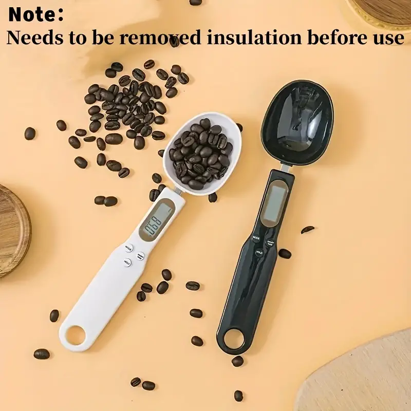 Digital Kitchen Spoon Scale – LCD Electronic Food Measuring Tool 0.1-500g - Image 3