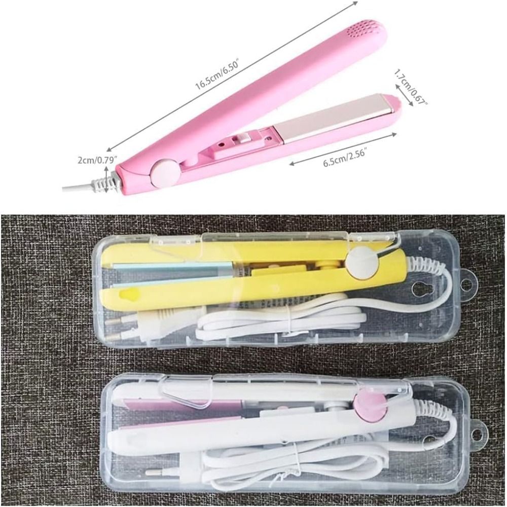 Portable Mini Hair Iron – Corrugated Ceramic Plate Curling & Styling Tool for Travel - Image 4