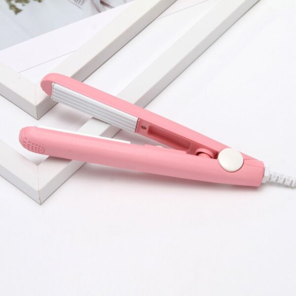 Portable Mini Hair Iron – Corrugated Ceramic Plate Curling & Styling Tool for Travel - Image 2