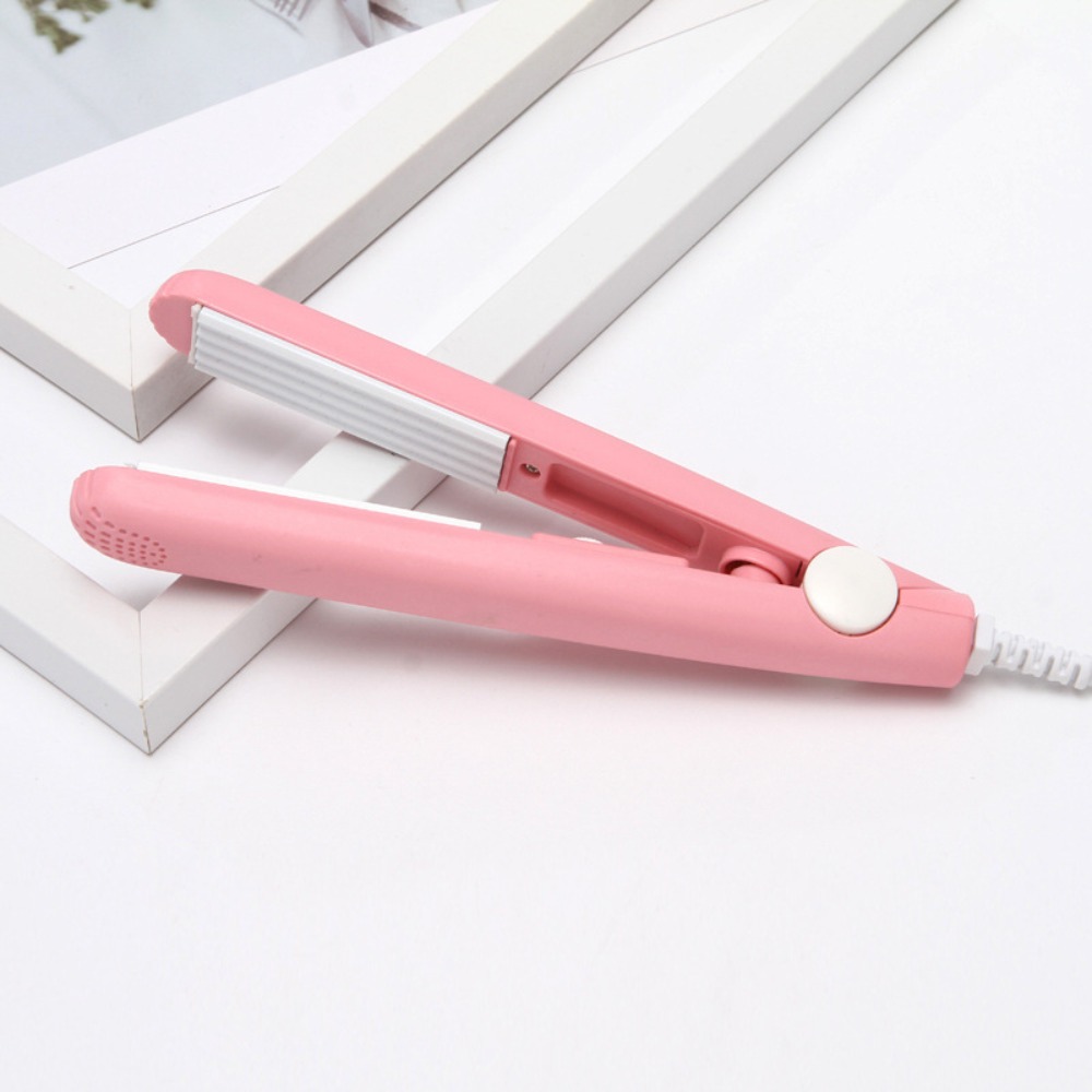 Portable Mini Hair Iron – Corrugated Ceramic Plate Curling & Styling Tool for Travel - Image 2