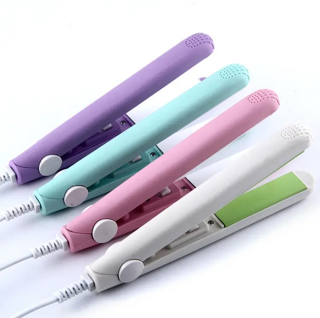 Portable Mini Hair Iron – Corrugated Ceramic Plate Curling & Styling Tool for Travel - Image 3