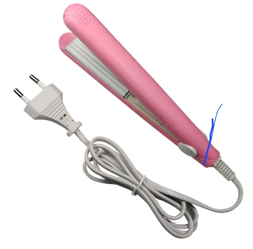 Portable Mini Hair Iron – Corrugated Ceramic Plate Curling & Styling Tool for Travel - Image 6